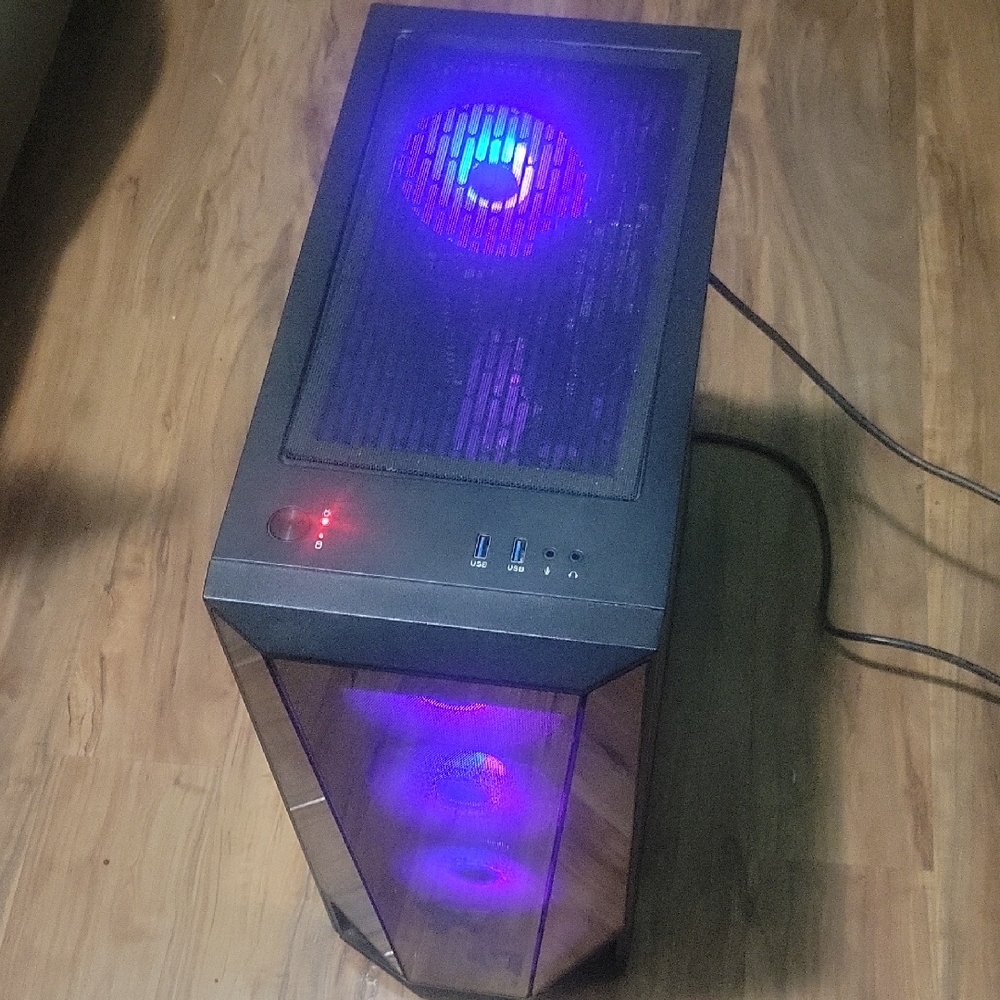 LED Gaming PC Tower with USB Ports